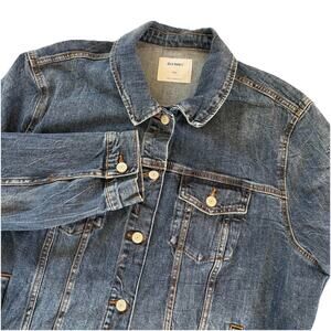 Old Navy Classic Denim Trucker Jean Jacket Women’s Size XXL Button Down